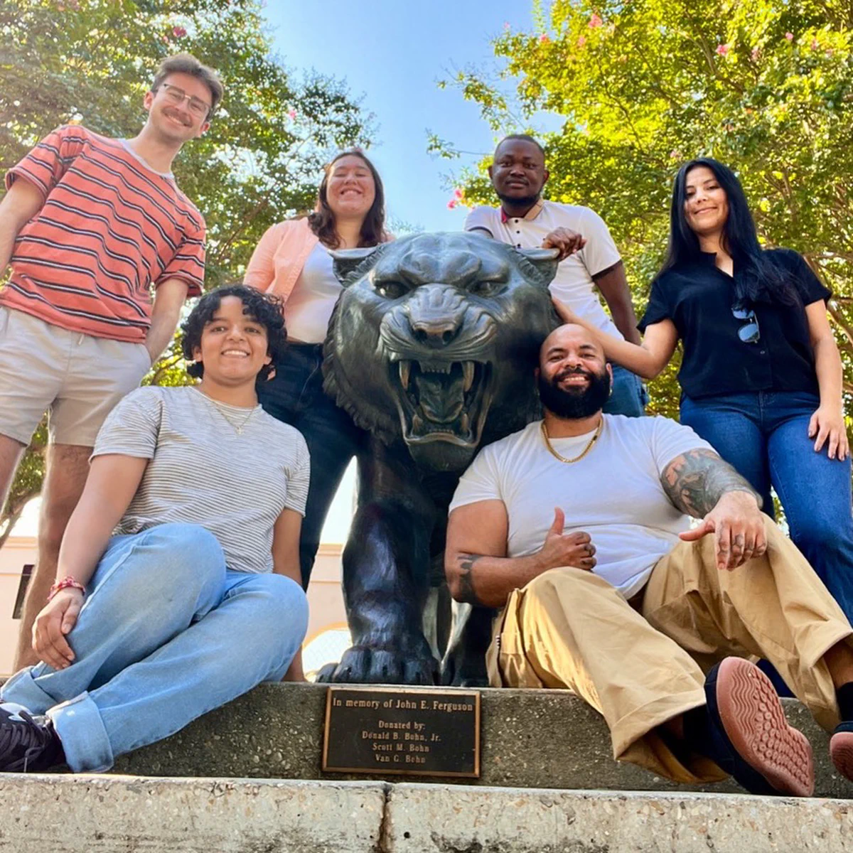 The Dowell Research Group at LSU, from the lab photo archive.